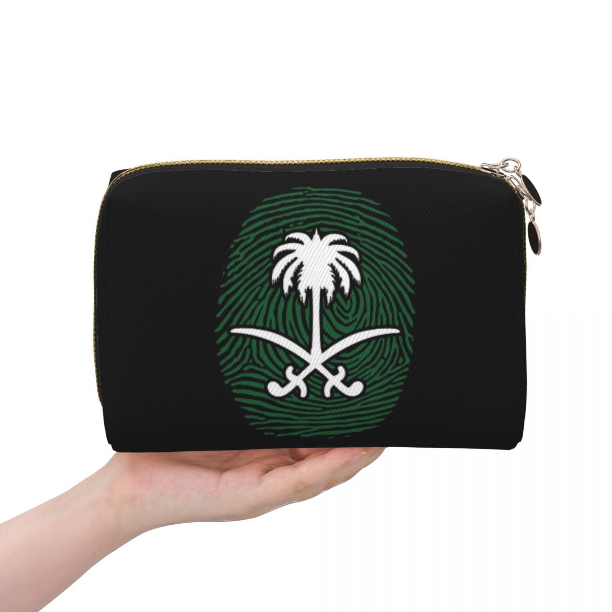 Women Bags Ksa - サウジアラビア王国 KSA フラッグ 女性用化粧品バッグ トラベルメイクアップオーガナイザーポーチ トイレタリー収納