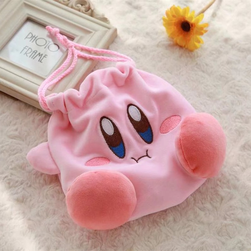 Women Bags Gift - カービィの収納袋女性漫画アニメフィギュア化粧バッグかわいいバンドルポケットピンクファッション化粧品バッグかわいい小銭入れギフト