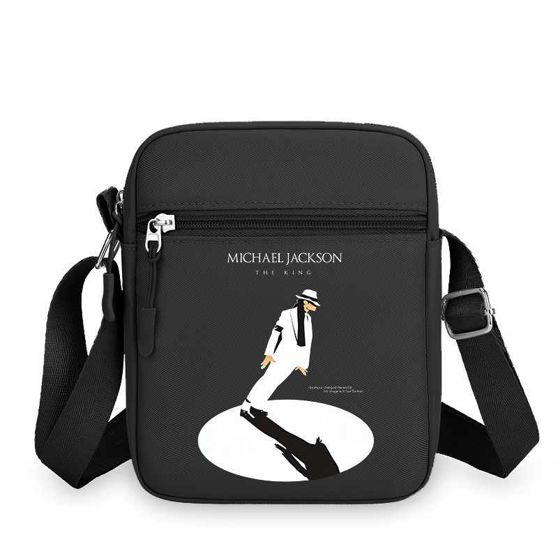 Women Bags Gift - 男性女性アニメ電話収納ポーチ MJ カジュアルアクセサリーハンドバッグマイケル・ジャクソンファッションクリエイティブクロスボディバッグ誕生日プレゼント