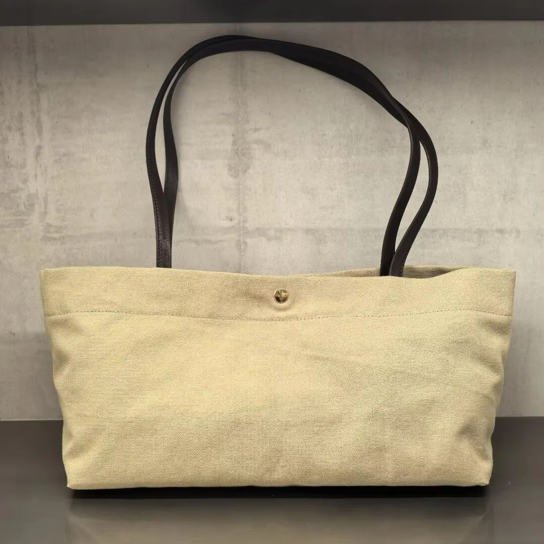 Shopper Tote Canvas - スタイルファッションショルダーバッグストラップキャンバストートバッグシンプルな大容量ジョーカーハンドキャリーハンドバッグバッグ新しい