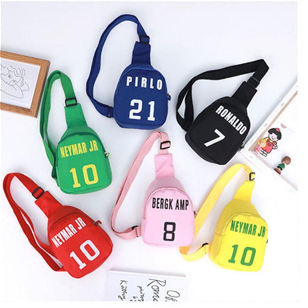 Shopper Tote Canvas - 男の子と女の子のための漫画の数字の胸バッグ,レジャーバッグ,ショルダーバッグ,子供のファッション,かわいい,スポーツ,1個