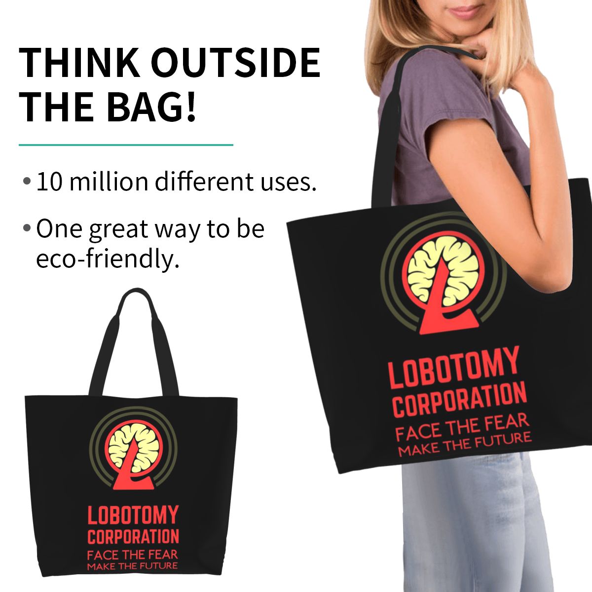 Women Bags Company - Limbus Company ショッピングトートバッグ キャンバス 大容量 ショルダーバッグ