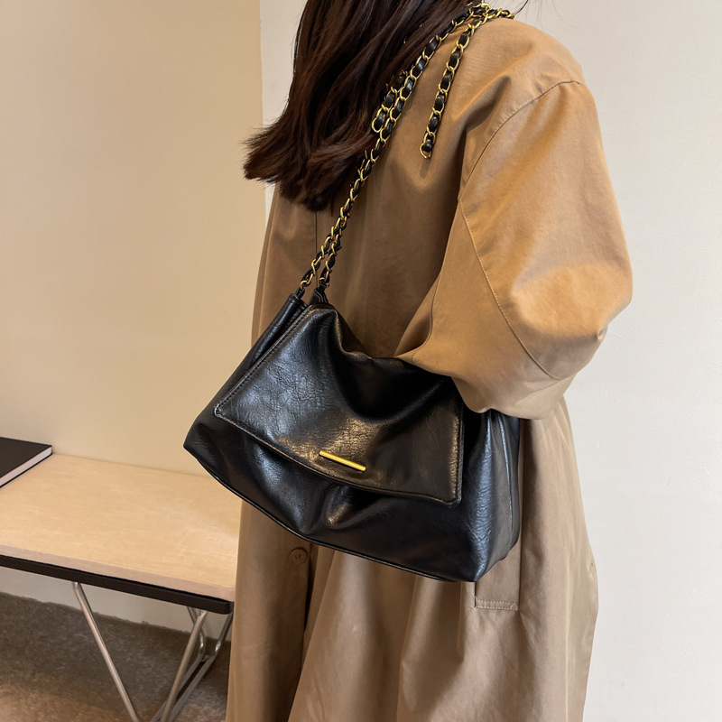 Women'S Kipling Bags - レトロトレンド大容量脇下トートバッグ レディースバッグ 2025新作ファッション シンプルチェーンショルダー斜め掛けバッグ イタバッグ