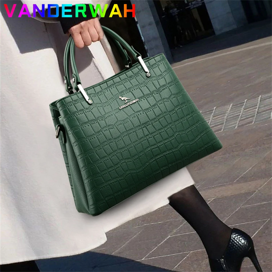 Women'S Kangaroo Bags - 女性用の純正ブランドのショッピングハンドバッグ,ショルダーストラップ付き,高級デザイナー,高品質,2024