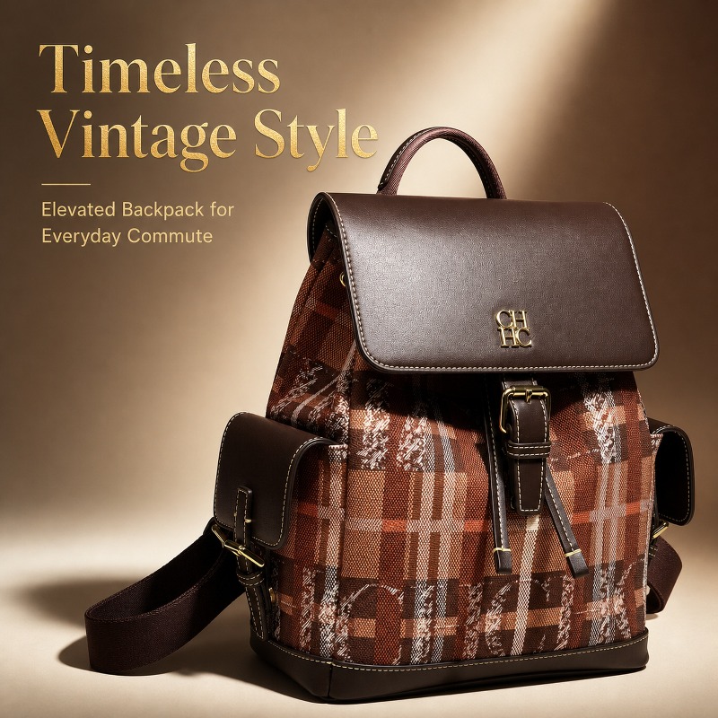 Women Bags Luxury - CHHC ファッションカラーブロックバックパックデート多用途プレッピースタイルバッグ学生学校ライト高級女性アウトドア