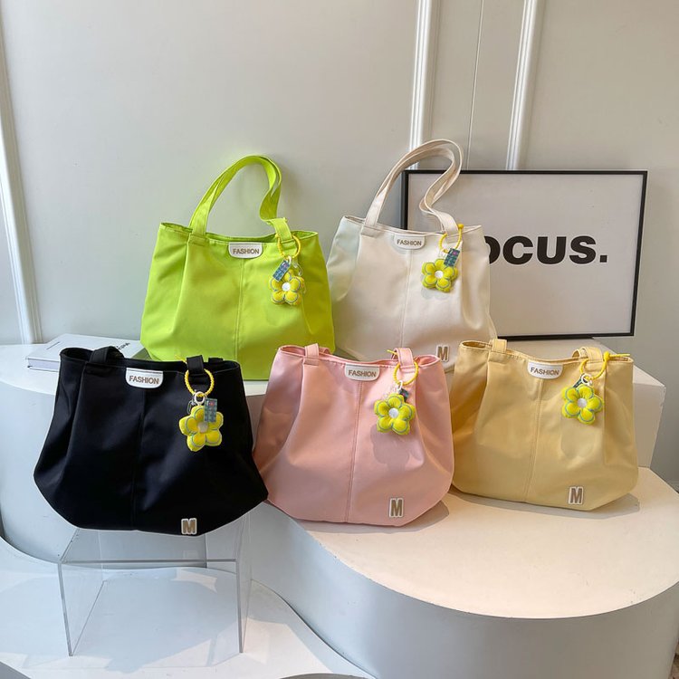 女性用大容量モノクロショルダーバッグ,シンプルなキャンバスト - Shopper Tote Canvas のレビューと価格