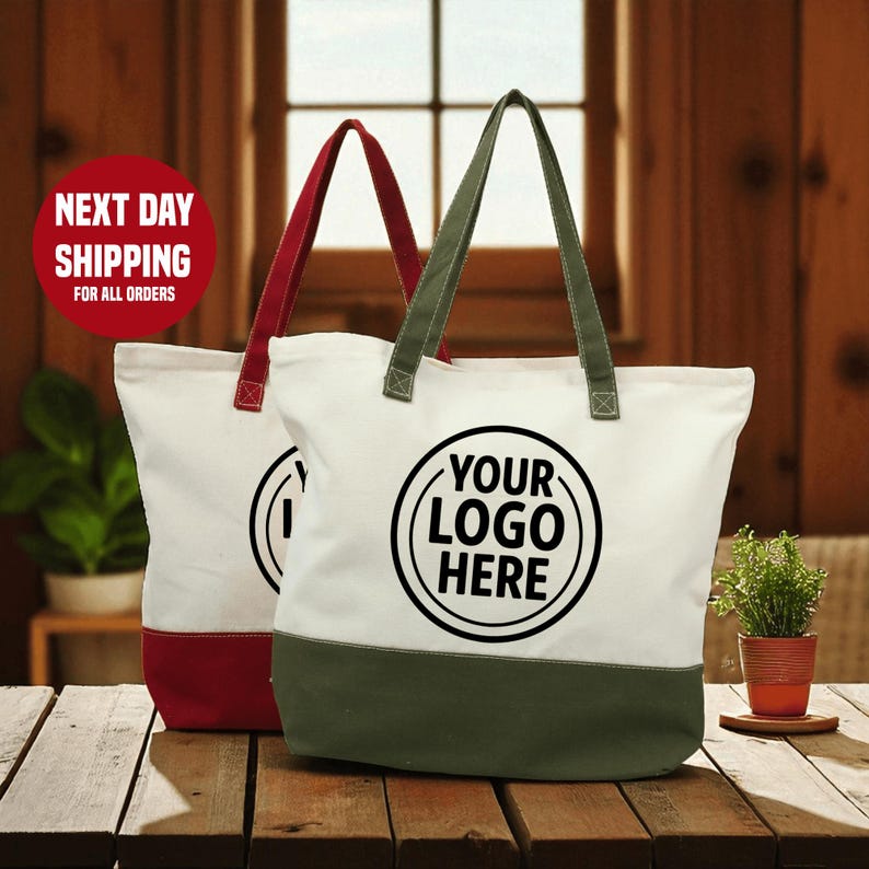 カスタムロゴトートバッグ パーソナライズされた会社ブランドロ - Women Bags Company のレビューと価格