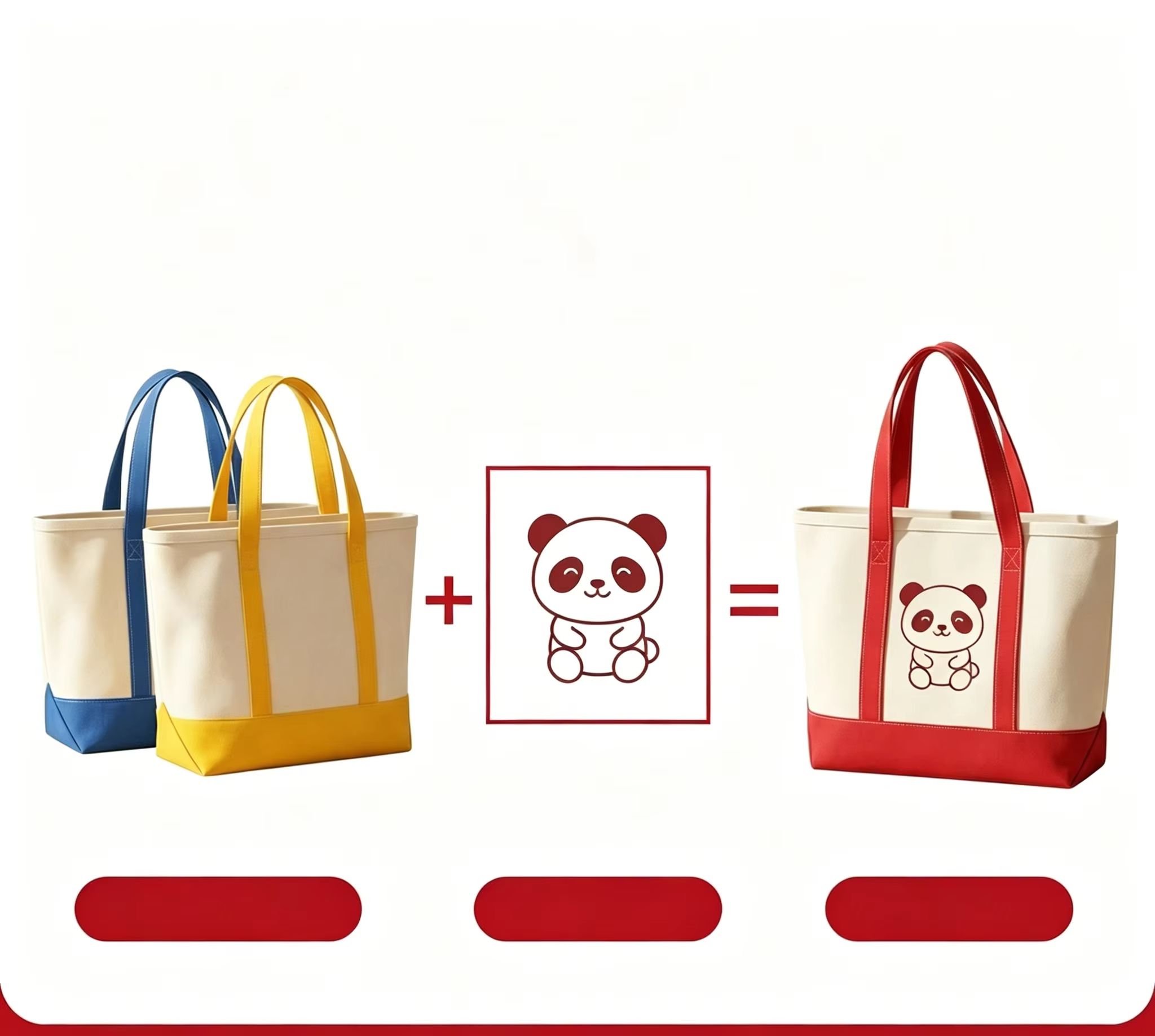 カスタムロゴトートバッグ パーソナライズされた会社ブランドロ - Women Bags Company のレビューと価格