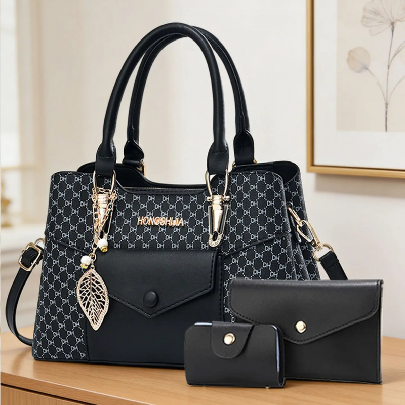 高級感のある質感の大型通勤用トートバッグ、カラーブロックデザ - Women Bags Luxury のレビューと価格