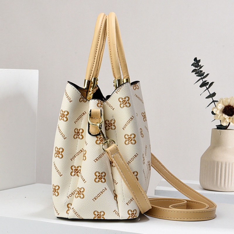 ライトラグジュアリー高級プリントハンドバッグ（女性用）、3ピ - Women Bags Luxury のレビューと価格
