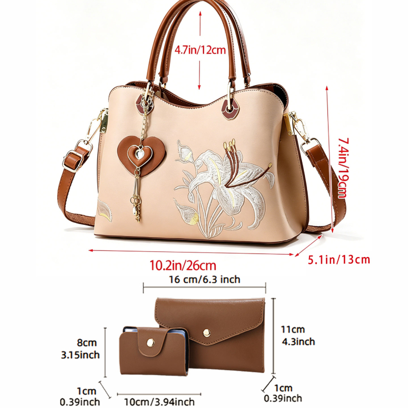 中国風刺繍ハンドバッグ（女性用）、軽量高級多用途刺繍ショルダ - Women Bags Luxury のレビューと価格