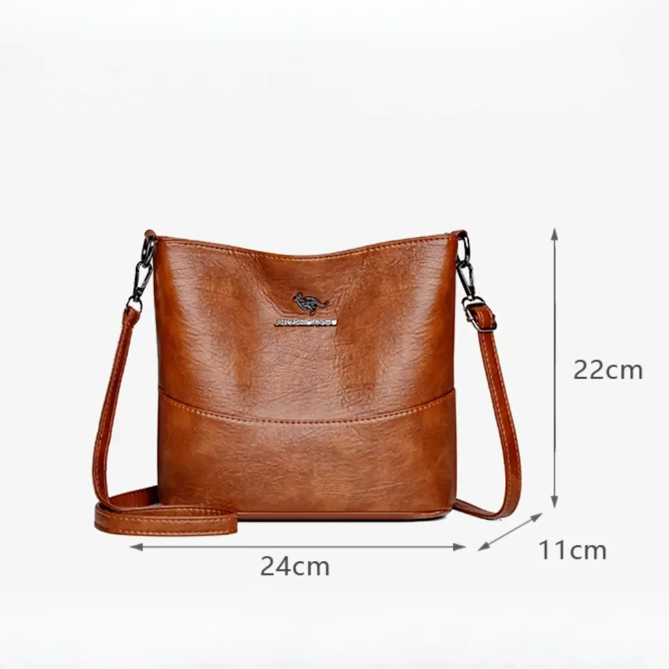 ソフト Pu レザークロスボディバッグ女性のための高級ハンド - Women'S Kangaroo Bags のレビューと価格