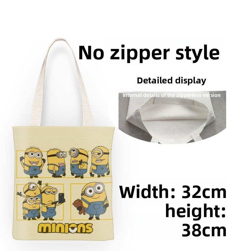 ミニオンズ映画アニメ漫画かわいいキャンバスバッグかわいい学生 - Shopper Tote Canvas のレビューと価格
