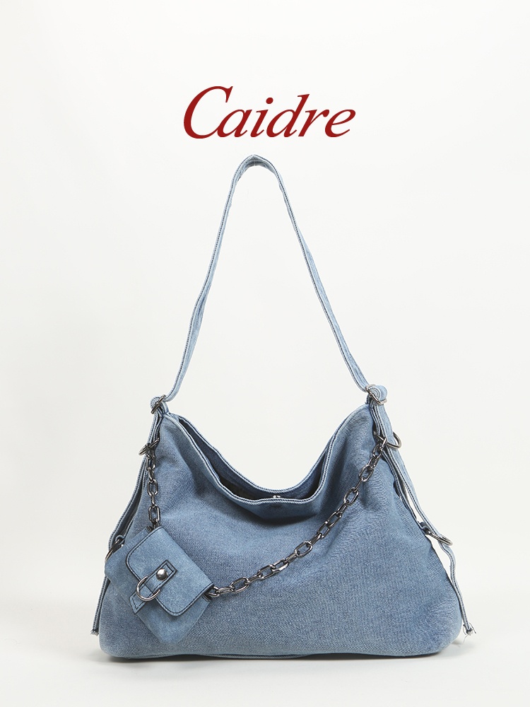 Caidre 大容量キャンバストートバッグ女性のレトロデニム - Shopper Tote Canvas のレビューと価格