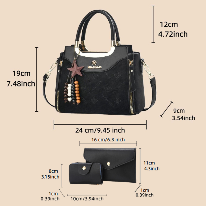 スタイリッシュな女性用ハンドバッグ、無地、高級感、大容量、カ - Women Bags Luxury のレビューと価格