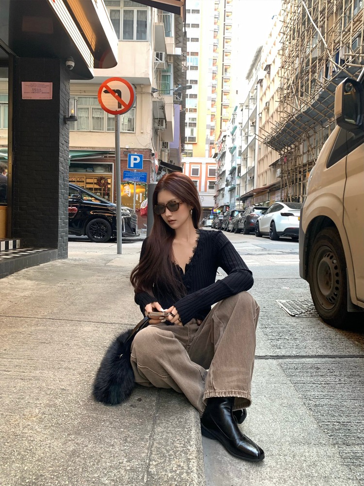 【FANGTING】女性用春物ヴィンテージカジュアルジーンズ - Women Bags Jeans のレビューと価格