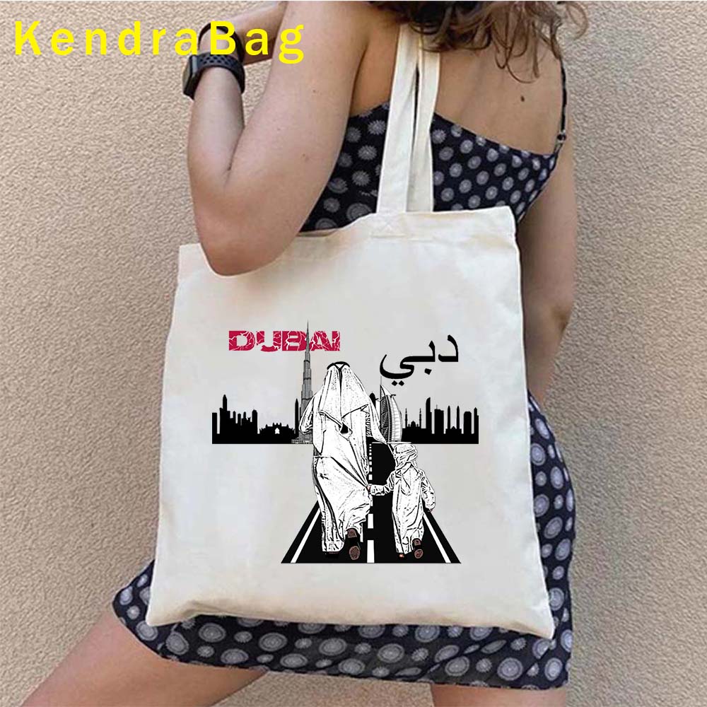 愛国心あふれるアラブ首長国連邦のエンブレム、ドバイプリント、 - Women Bags Dubai のレビューと価格