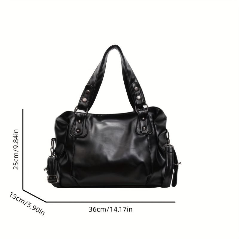 大容量のヴィンテージレザーハンドバッグ、ジッパー開閉、クロス - Women Bags For Airport のレビューと価格