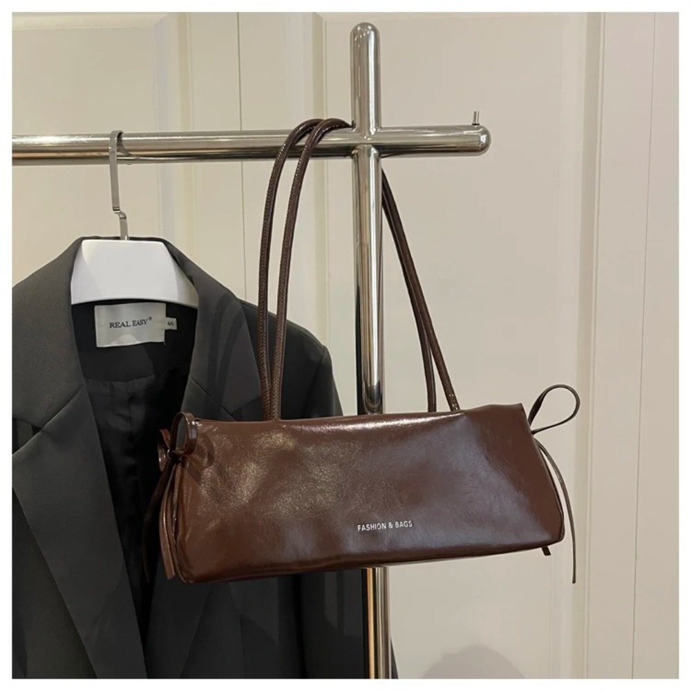 新しいソリッドカラーの女性用ハンドバッグ、ソフトPU素材、結 - Women Bags For Airport のレビューと価格