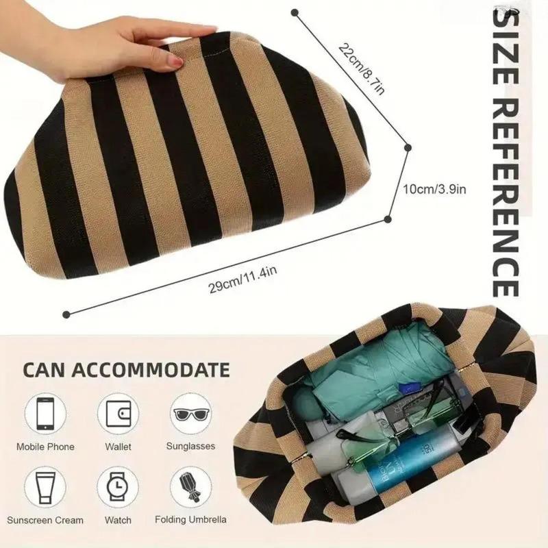 女性用クロシェクラッチバッグ – 軽量織り雲＆餃子デザインの - Women Bags Gift のレビューと価格