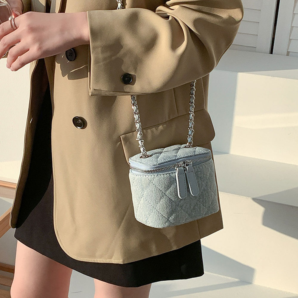 小さなキルティングボックスクロスボディ財布女性デザイナーデミ - Women Bags Jeans のレビューと価格