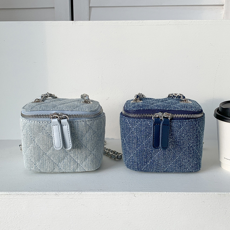小さなキルティングボックスクロスボディ財布女性デザイナーデミ - Women Bags Jeans のレビューと価格