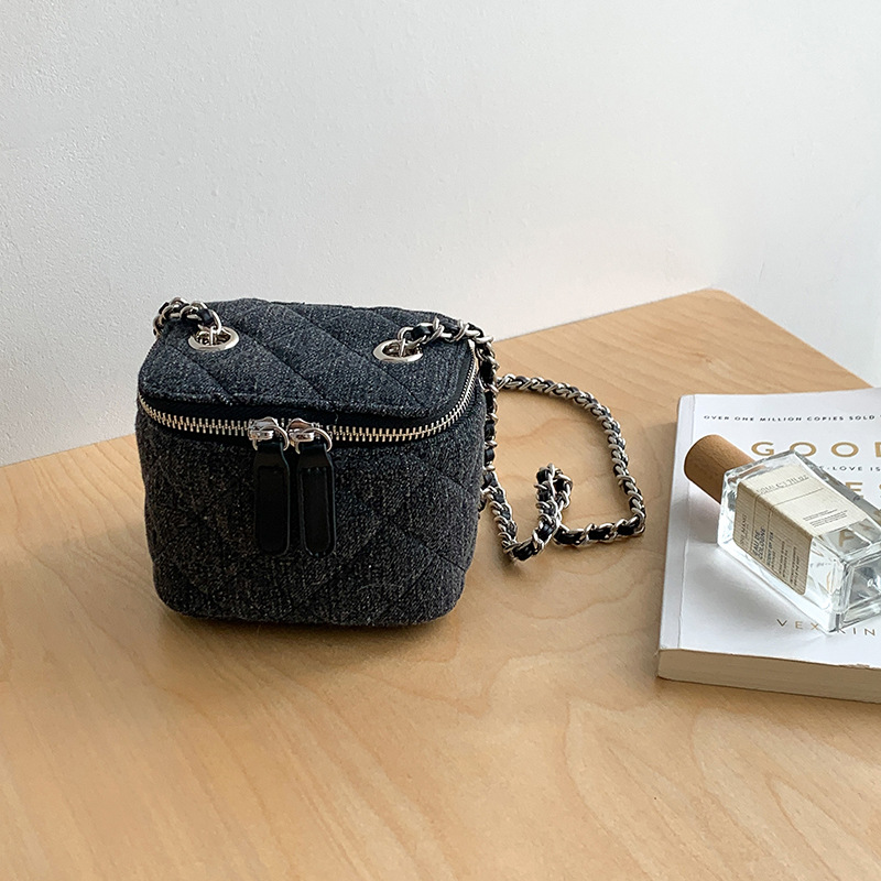 小さなキルティングボックスクロスボディ財布女性デザイナーデミ - Women Bags Jeans のレビューと価格