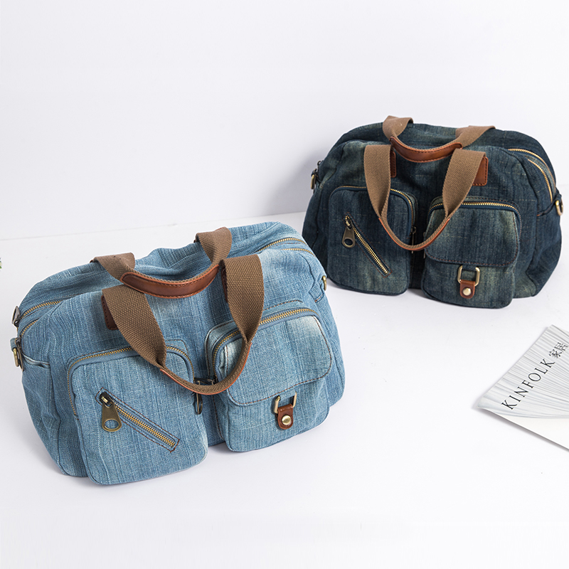Annmouler-女性のデザイナーキャンバスハンドバッグ, - Women Bags Jeans のレビューと価格