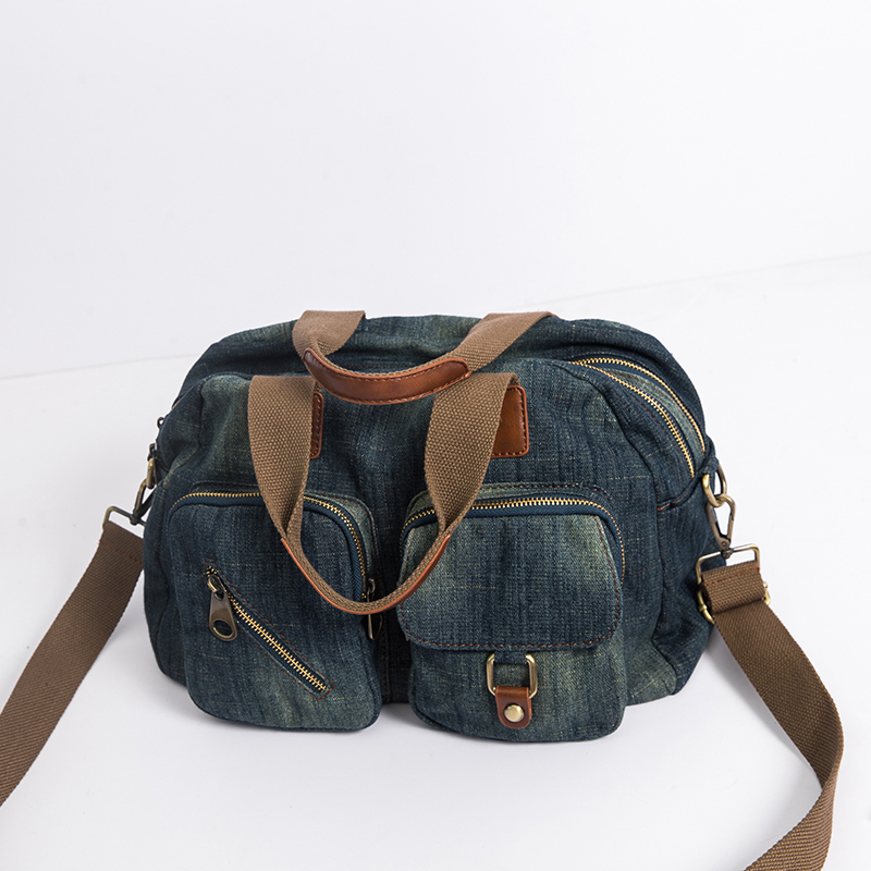 Annmouler-女性のデザイナーキャンバスハンドバッグ, - Women Bags Jeans のレビューと価格