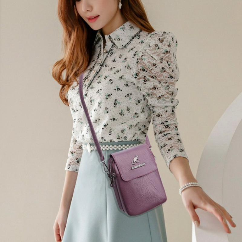 ヴィンテージ風女性用フェイクレザー携帯電話クロスボディバッグ - Women'S Kangaroo Bags のレビューと価格