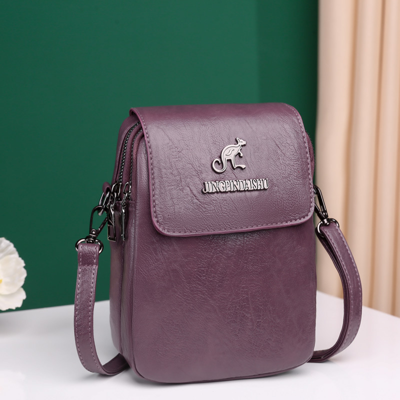 ヴィンテージ風女性用フェイクレザー携帯電話クロスボディバッグ - Women'S Kangaroo Bags のレビューと価格