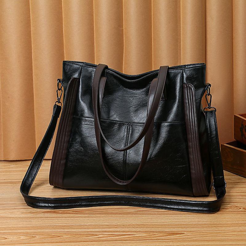 新しい大きな黒のショルダーバッグ レディース ラージ ホーボ - Women Bags For Airport のレビューと価格