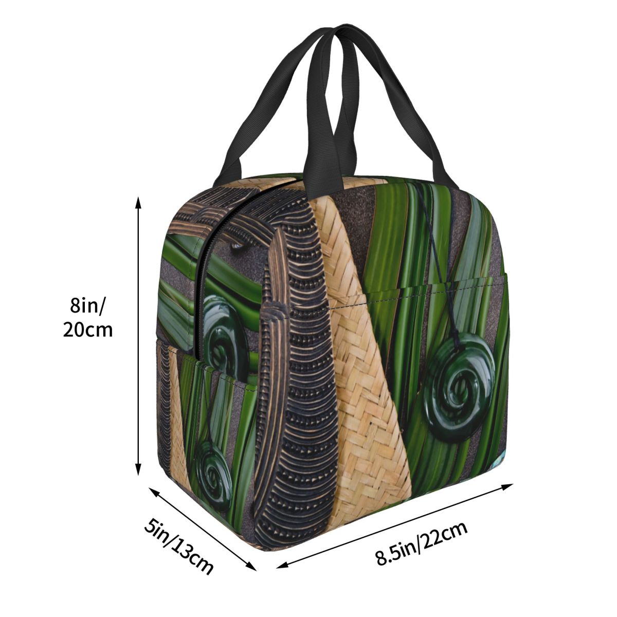 カスタムニュージーランドマオリ文化テーマの再利用可能なランチ - Women Bags Nz のレビューと価格