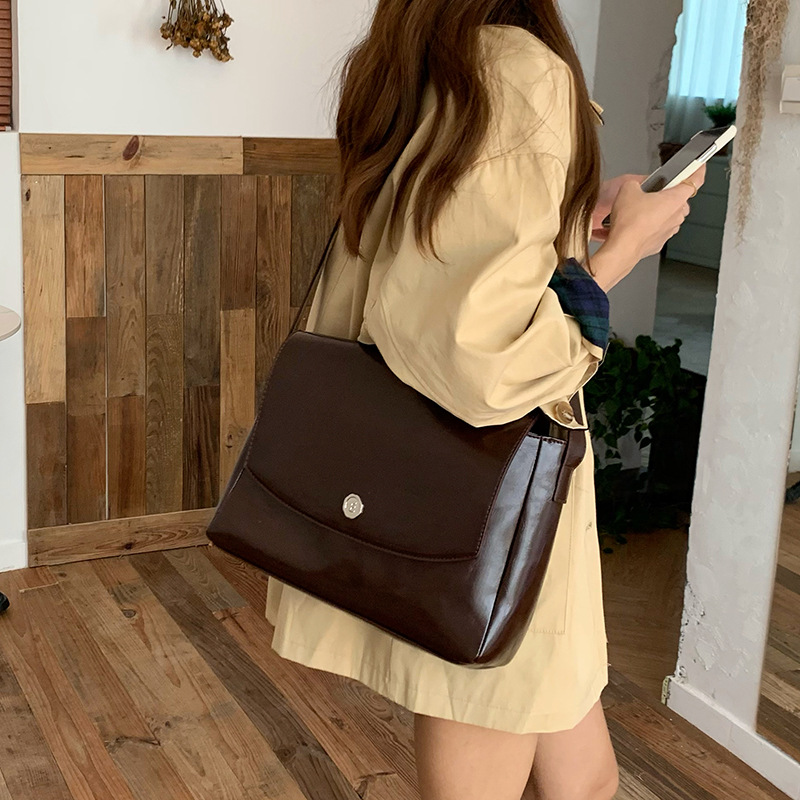 Cgcbag-女性用のビンテージスタイルの合成皮革バッグ,大 - Women Bags For Airport のレビューと価格