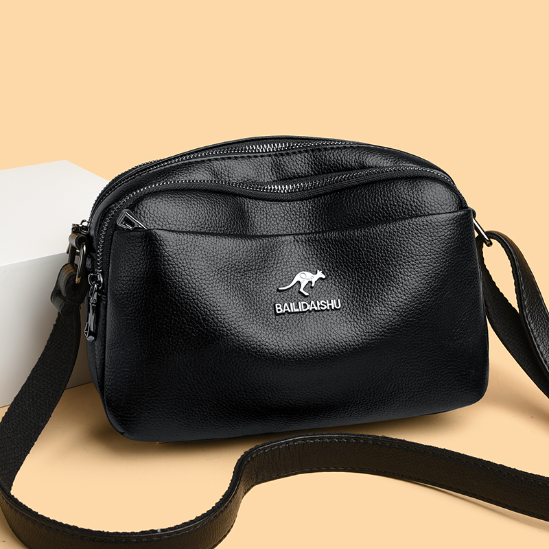 カンガルー本革風PUレザーショルダーバッグ レディース 大容 - Women'S Kangaroo Bags のレビューと価格