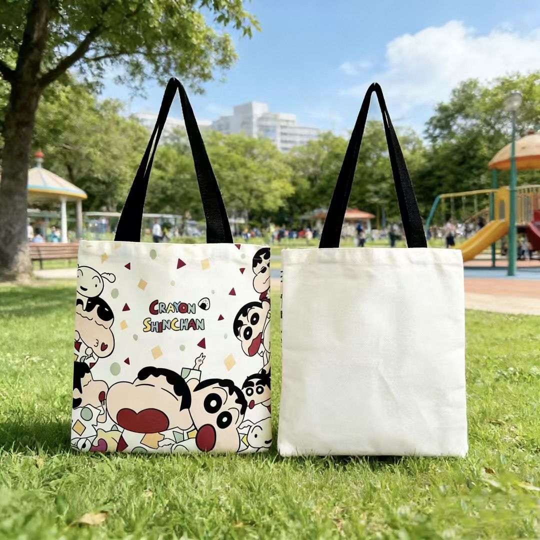 2026 新クレヨンしんちゃんキャンバストートバッグ大容量女 - Shopper Tote Canvas のレビューと価格