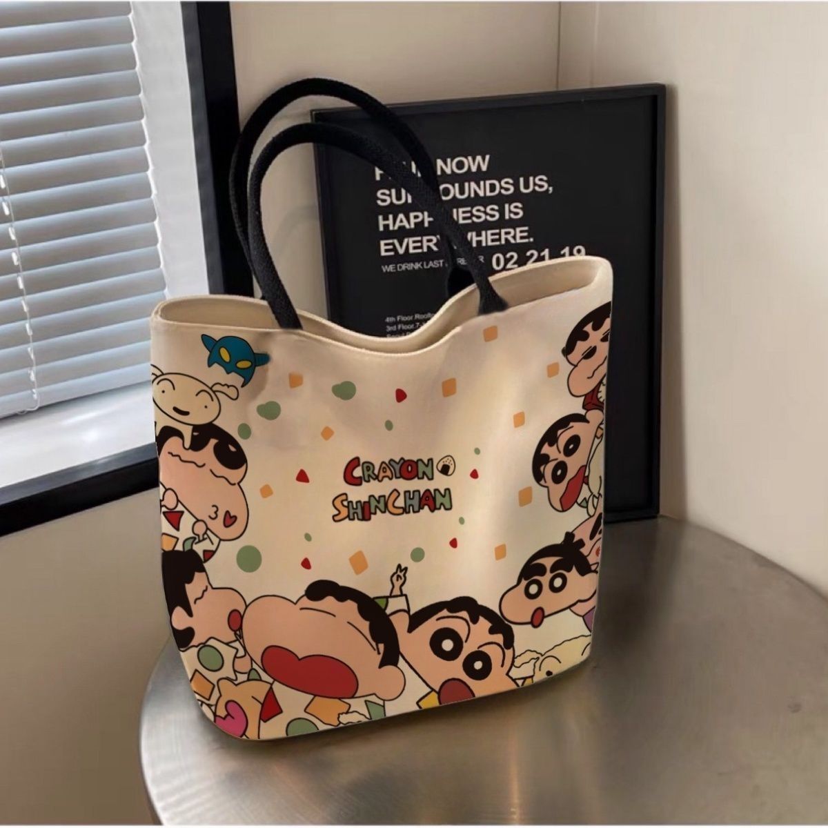 2026 新クレヨンしんちゃんキャンバストートバッグ大容量女 - Shopper Tote Canvas のレビューと価格
