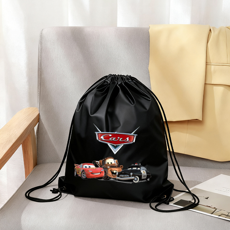 車巾着バッグ男性女性かわいいアニメプリント車映画少年ポータブ - Women Bags Gift のレビューと価格
