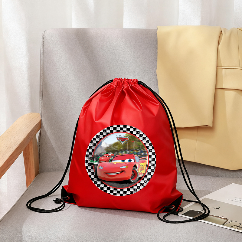 車巾着バッグ男性女性かわいいアニメプリント車映画少年ポータブ - Women Bags Gift のレビューと価格