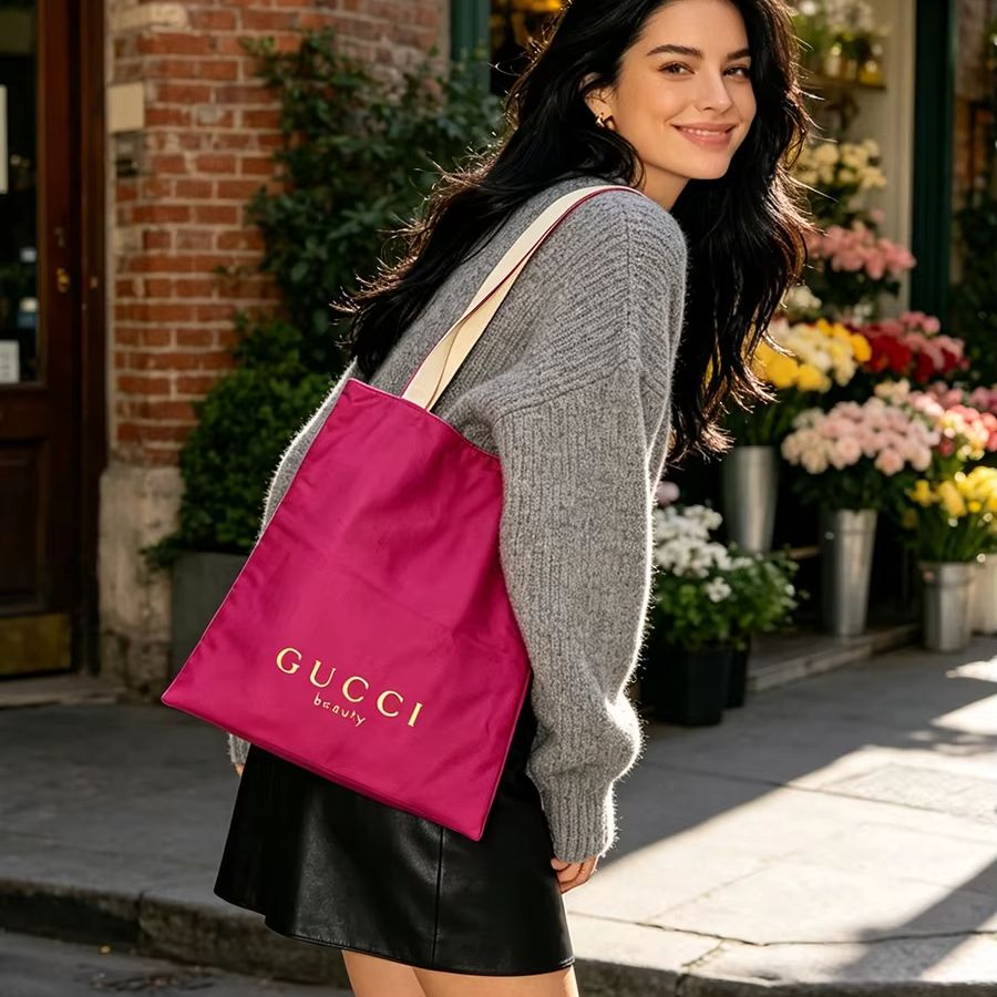 グッチのバッグ レディース キャンバス トートバッグ 両面デ - Shopper Tote Canvas のレビューと価格