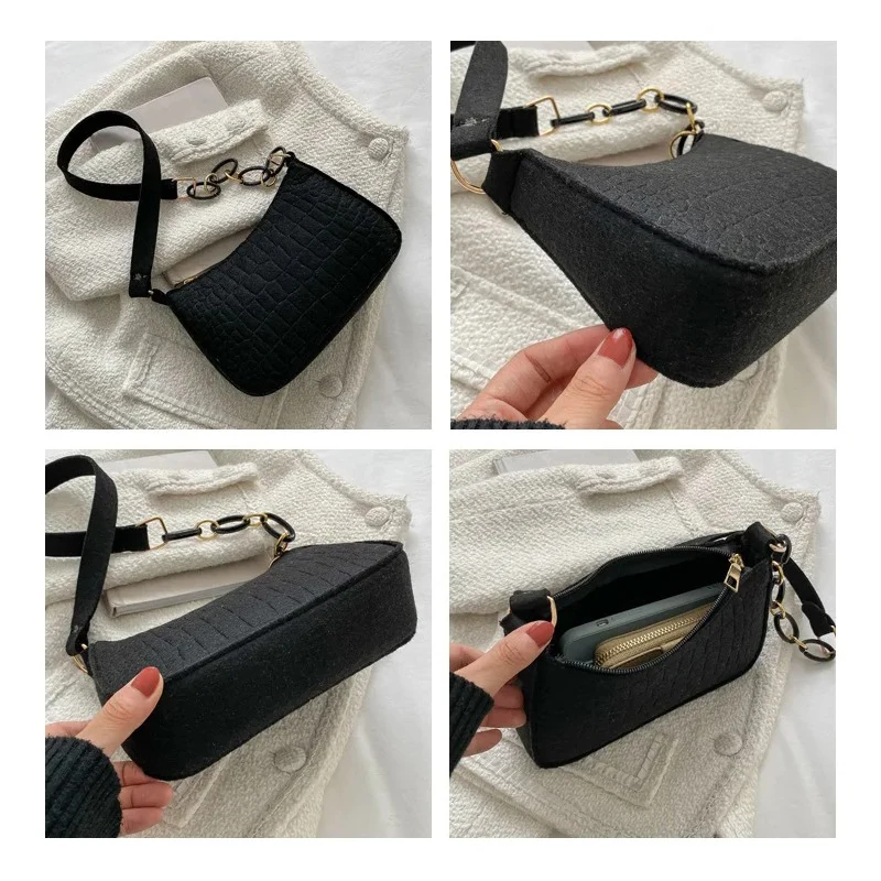 ファッションレディースハンドバッグ、クレセント型スモールスク - Half Moon Crescent のレビューと価格